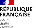 Logo République Française avec devise Liberté, égalité, fraternité
